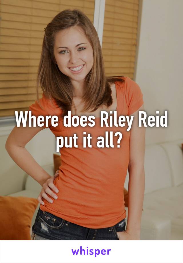 Riley Reid Put It Back In.